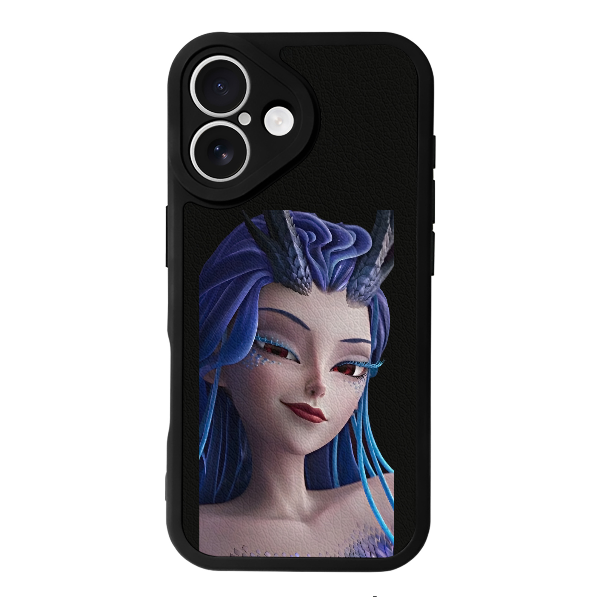 （画像用） Ne Zha 2 ナタ 魔童の大暴れ 【iPhone 16シリーズ対応】シリコンスマホケース（レザー調） 材質：シリコン